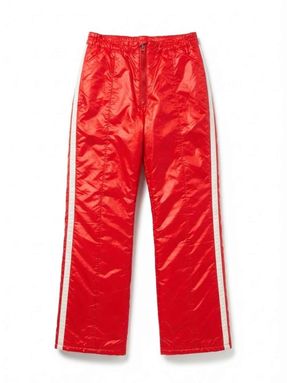 Vintage Swan Brand 90% Duck Down Red Ski Pants L Retro Snow Pants